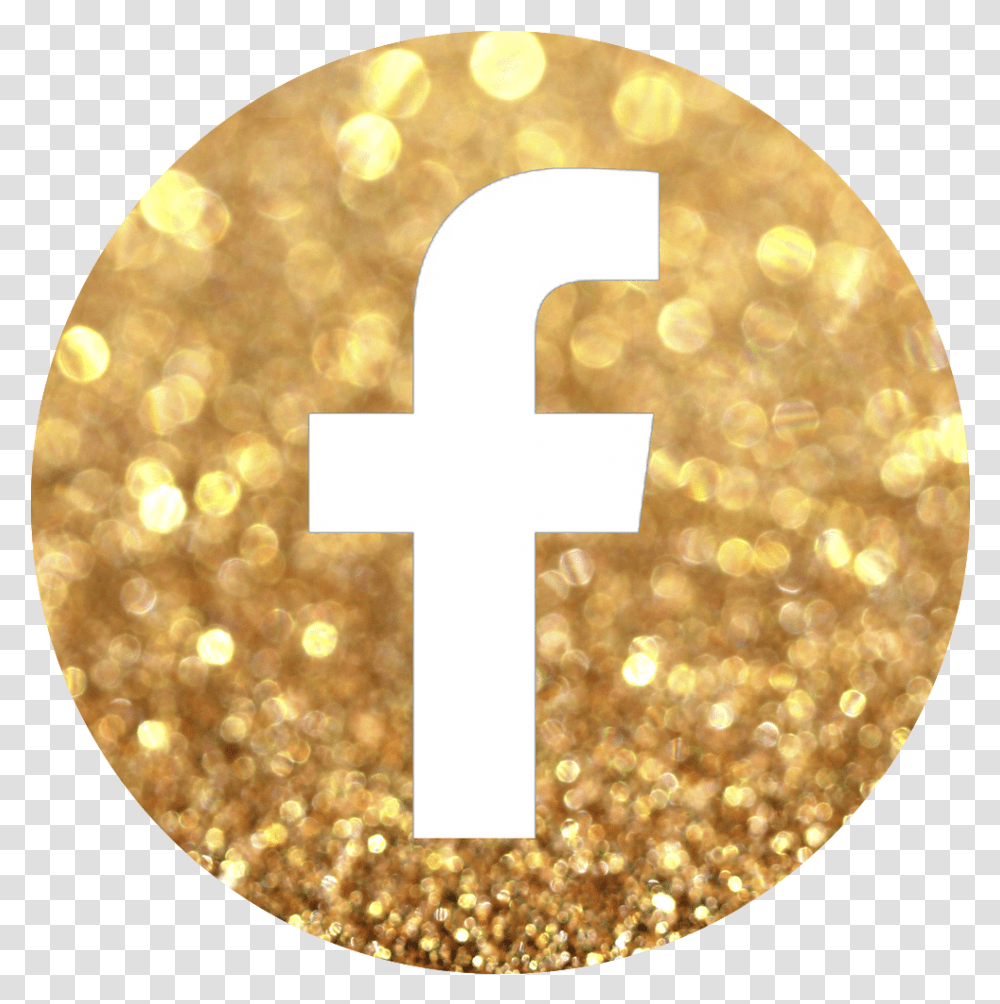 Download Instagram Gold Supportive Guru Gold Glitter Instagram Logo, Cross, Symbol, Light, Text Transparent Png