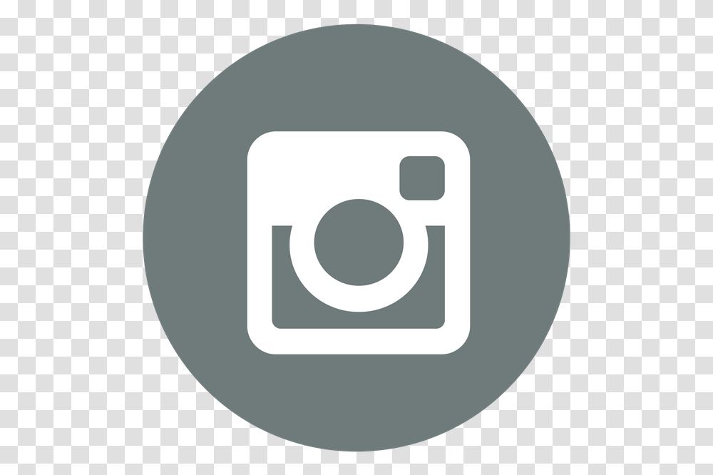 Download Instagram Icon Gray Background Small Brown Instagram Logo, Symbol, Machine, Label, Text Transparent Png