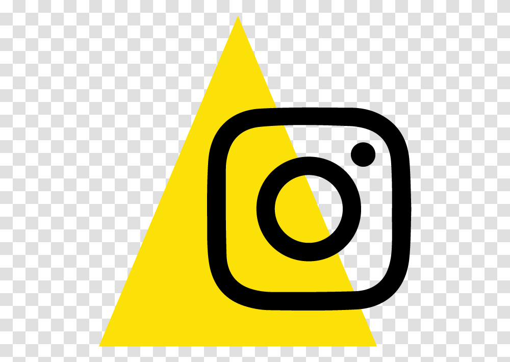 Download Instagram Icon Social Media Icons Set Vector And Vector Yellow Instagram Logo, Triangle, Symbol, Trademark Transparent Png