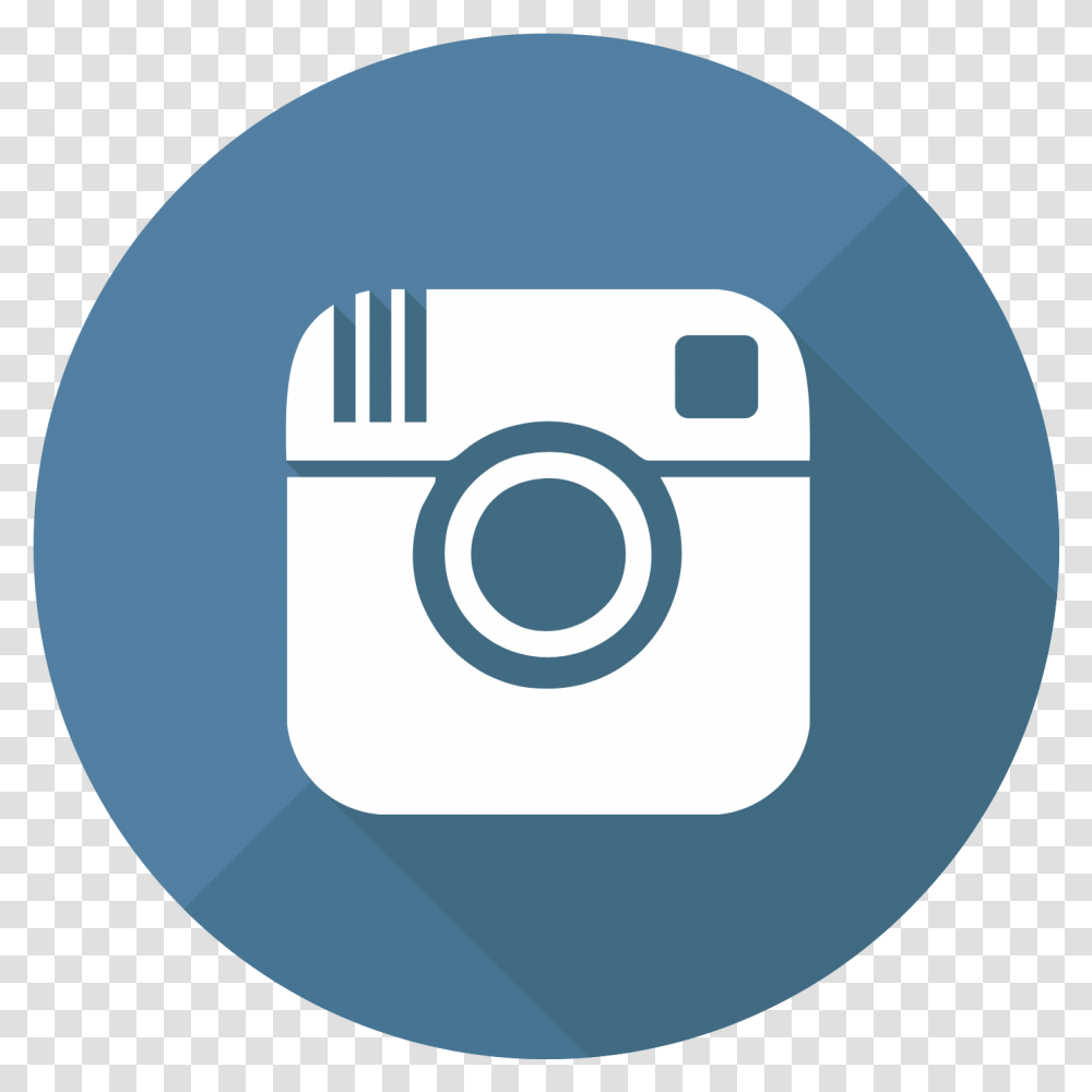 Download Instagram Icons Computer Cone Instagram Azul, Logo, Symbol, Trademark, Soccer Ball Transparent Png