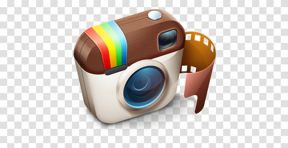 Download Instagram Icons Media Button Youtube Computer Logo Instagram 3d, Camera, Electronics, Digital Camera Transparent Png