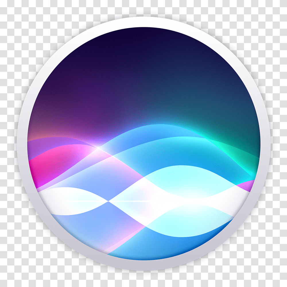 Download Ios 10 And Macos 1012 Sierra Wallpapers For Iphone Mac Os Siri Icon, Graphics, Art, Sphere, Lamp Transparent Png