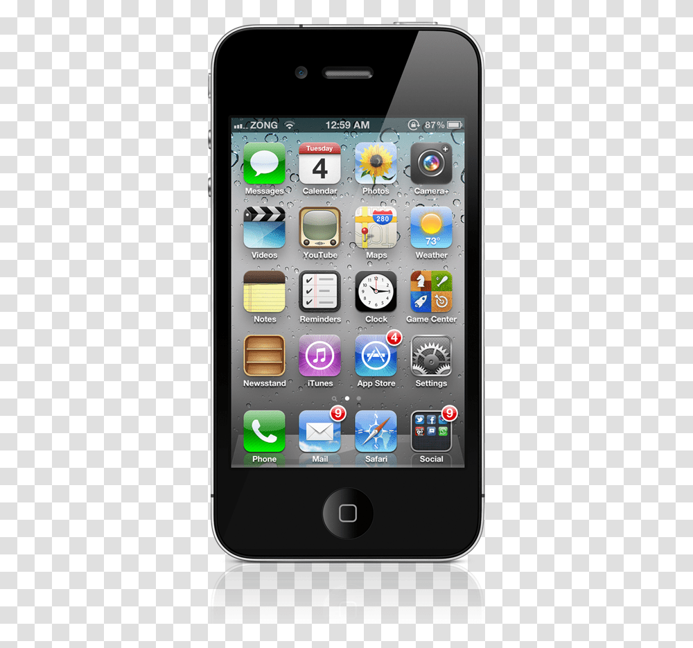 Download Ios 5 Gm For Iphone 4 3gs Ipad 2 1 And Ipod Iphone Fake Signal Bars, Mobile Phone, Electronics, Cell Phone Transparent Png