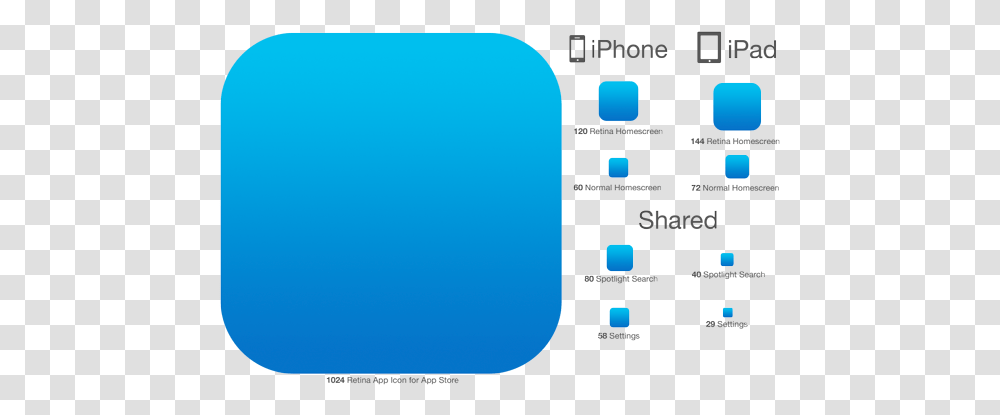 Download Ios 7 Icon Template App Icon Template Ipad, Electronics, Text, Computer, Balloon Transparent Png