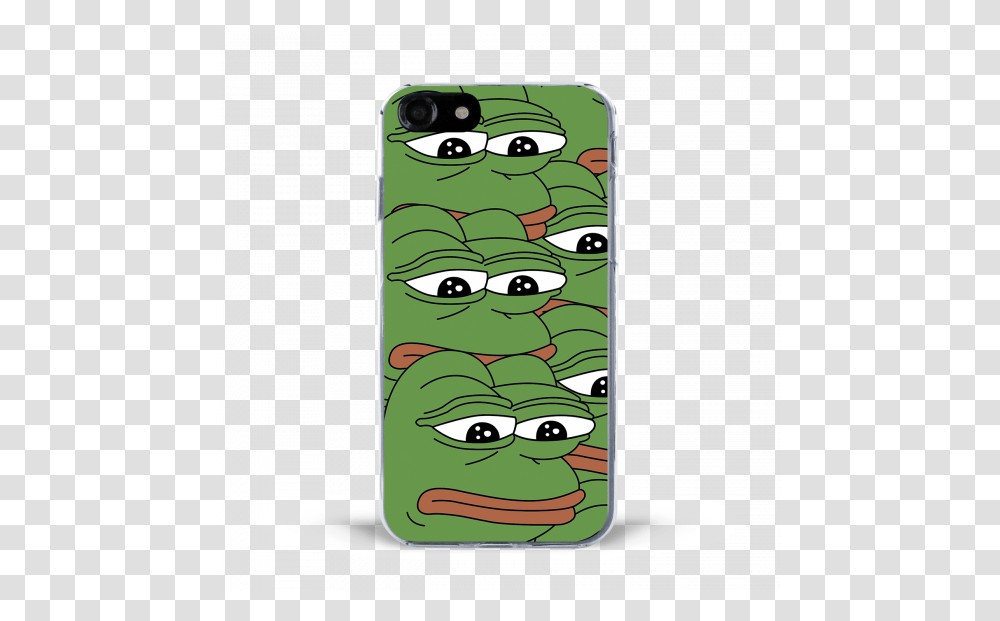 Download Iphone 7 Sad Pepe Pattern Case Iphone 7 Sad Pepe Fictional Character, Electronics, Mobile Phone, Cell Phone Transparent Png