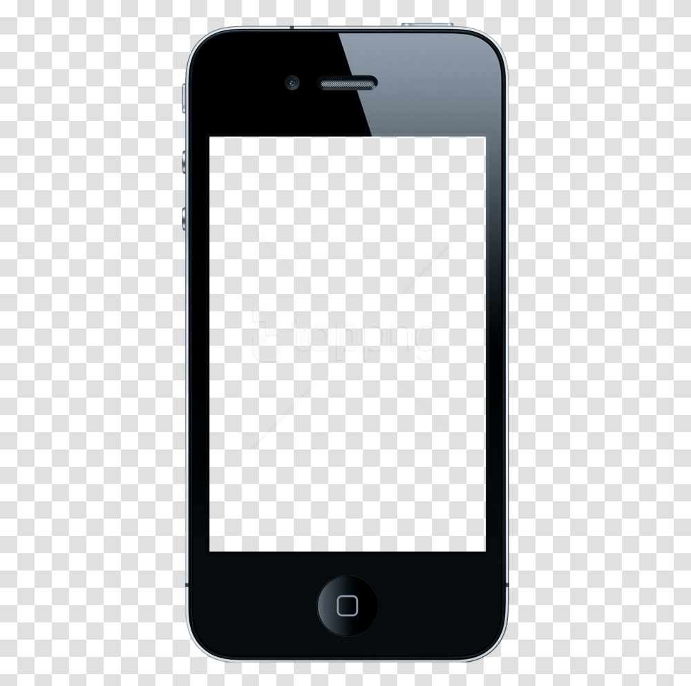 Download Iphone Apple Clipart Photo Phone Text Message Blank, Electronics, Mobile Phone, Cell Phone Transparent Png