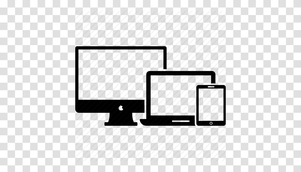 Download Iphone Imac Ipad Icon Clipart Laptop Macbook Computer, Plot, Plan, Diagram Transparent Png