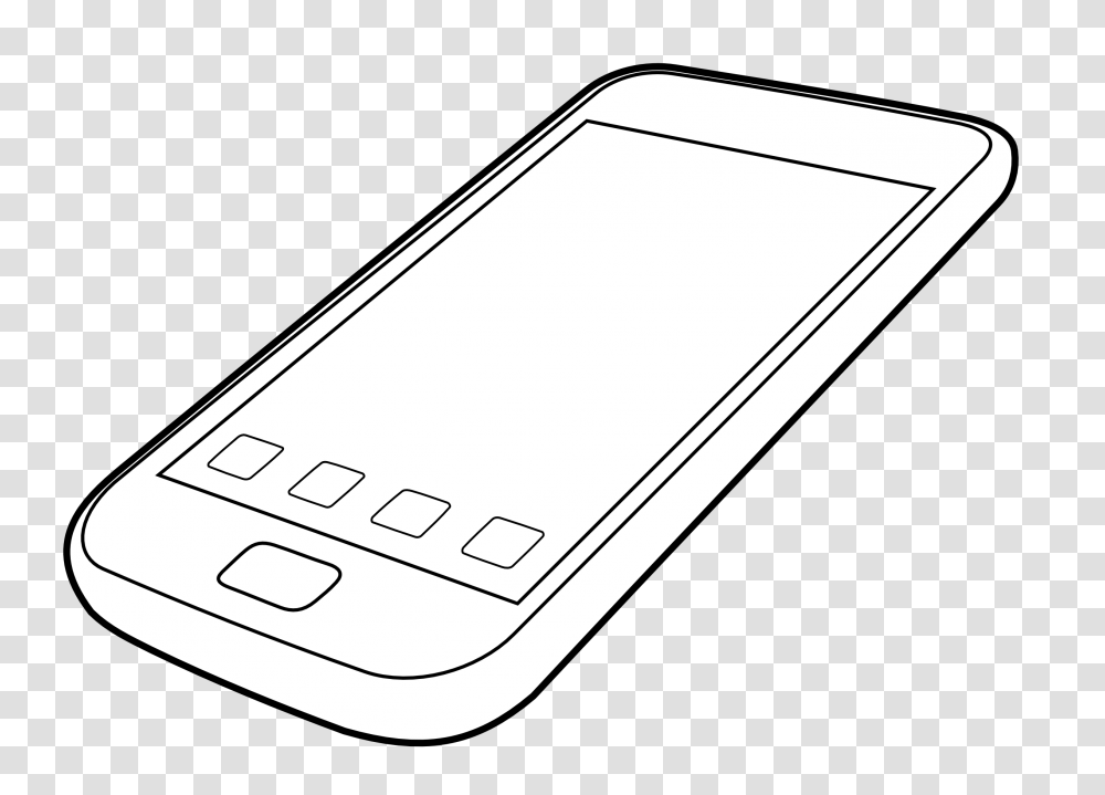 Download Iphone Ipad Clipart Smartphones Black And White, Electronics, Mobile Phone, Cell Phone, Baseball Bat Transparent Png
