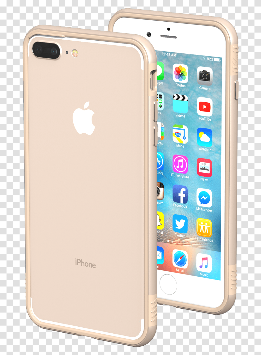 Download Iphone Plus Cases Iphone 8 Plus Rose Gold, Mobile Phone, Electronics, Cell Phone,  Transparent Png