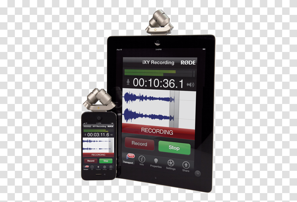 Download Iphone Video Recording Rode Rec App, Mobile Phone, Electronics, Cell Phone, Hand-Held Computer Transparent Png