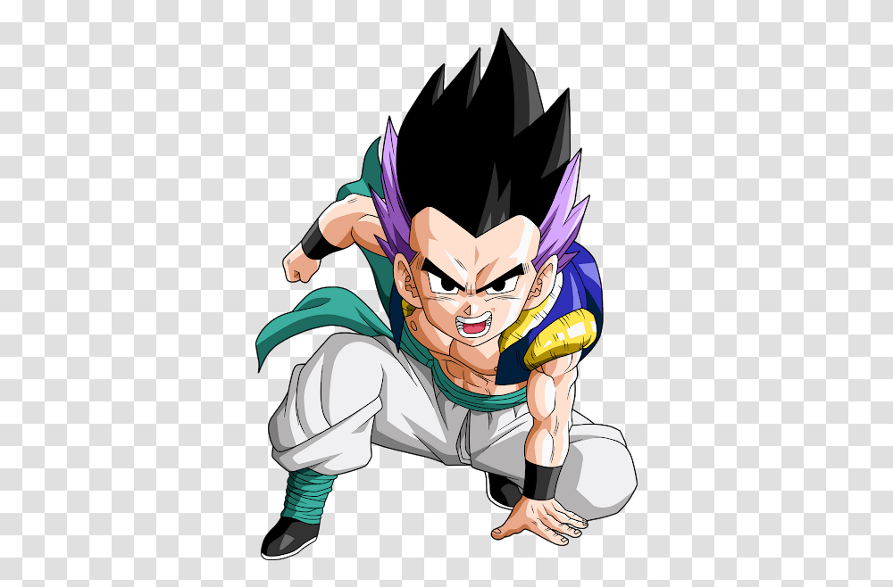 Download Is The Fused Form Of Goten And Dragon Ball Z Gotenks, Manga, Comics, Book, Person Transparent Png