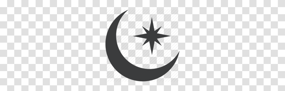 Download Islamic Moon And Star Clipart Symbols Of Islam Star, Compass Transparent Png