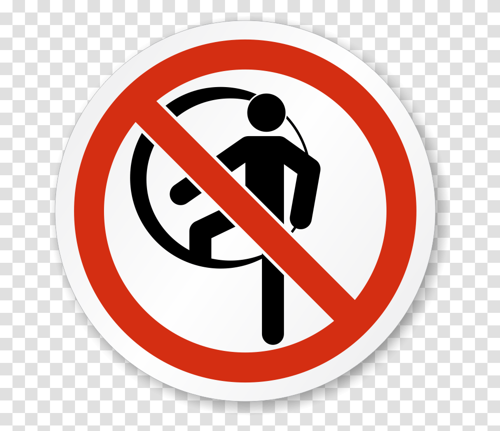 Download Iso Prohibition Action Label Do Not Enter Confined Space, Symbol, Road Sign, Stopsign Transparent Png