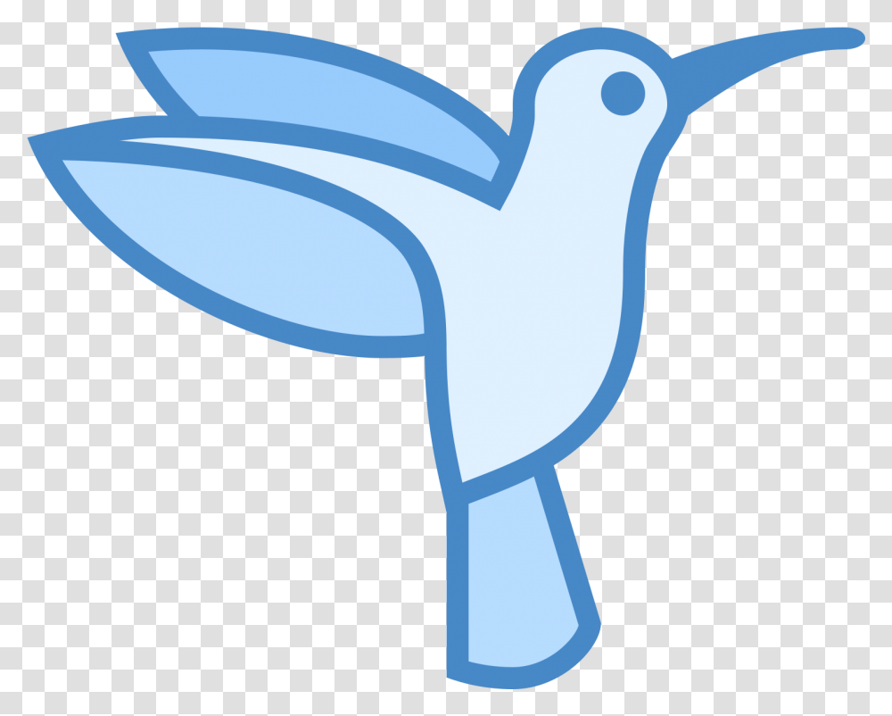 Download It's A Outline Of Humming Bird As It Is Flying Hummingbirds, Axe, Tool, Animal, Mammal Transparent Png