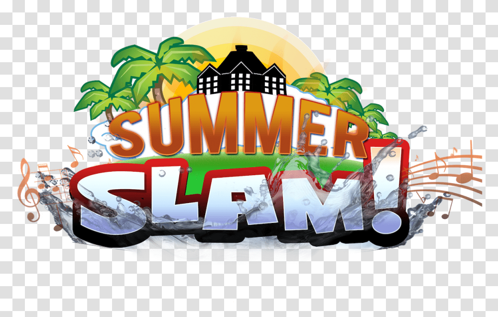 Download Iupui Housing & Residence Life Summer Slam Logo Music, Meal, Bush, Vegetation, Birthday Cake Transparent Png