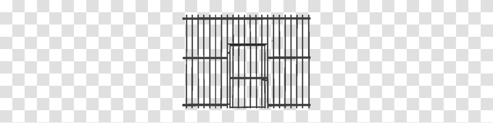 Download Jail Clipart Prison Cell Security Black Line Design, Gate, Dungeon Transparent Png
