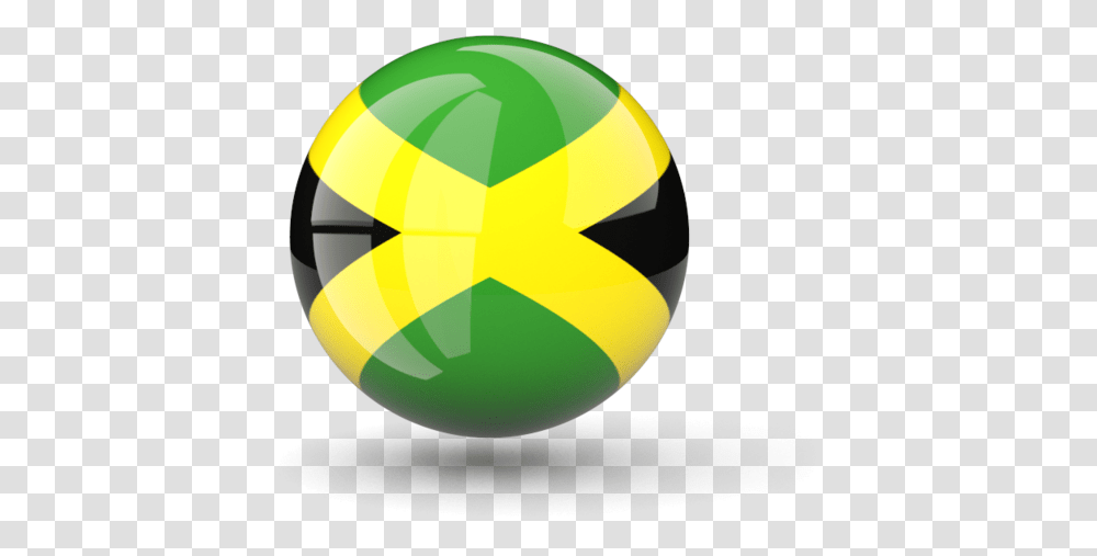 Download Jamaica Flag Pic Tea Cup With Jamaica Flag, Sphere, Ball, Soccer Ball, Football Transparent Png