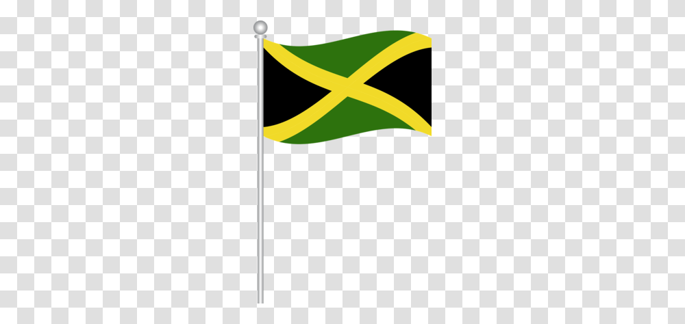 Download Jamaican Flag No Background Clipart Flag Of Jamaica Clip Art, Logo, Trademark, Plant Transparent Png
