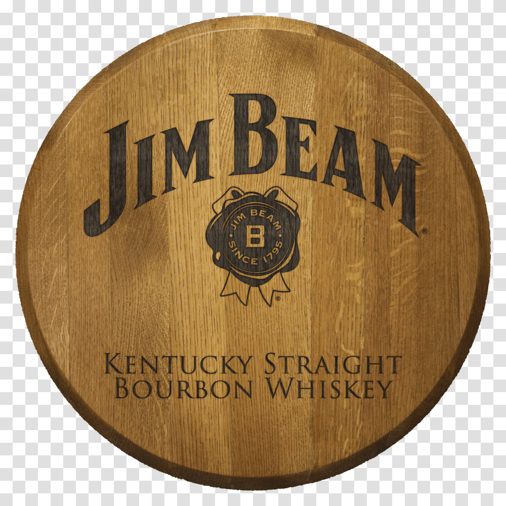 Download Jim Beam Bourbon Laser Solid, Wood, Barrel, Rug, Keg Transparent Png
