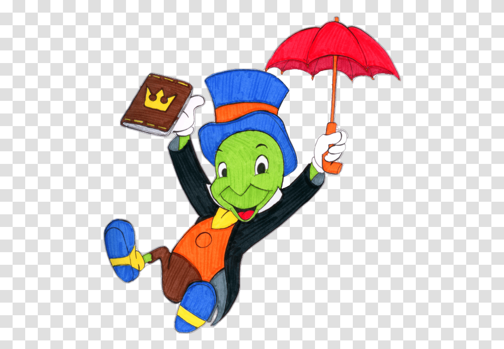 Download Jiminy Cricket Background For Clipart Of Cricket Background, Toy, Costume, Canopy Transparent Png