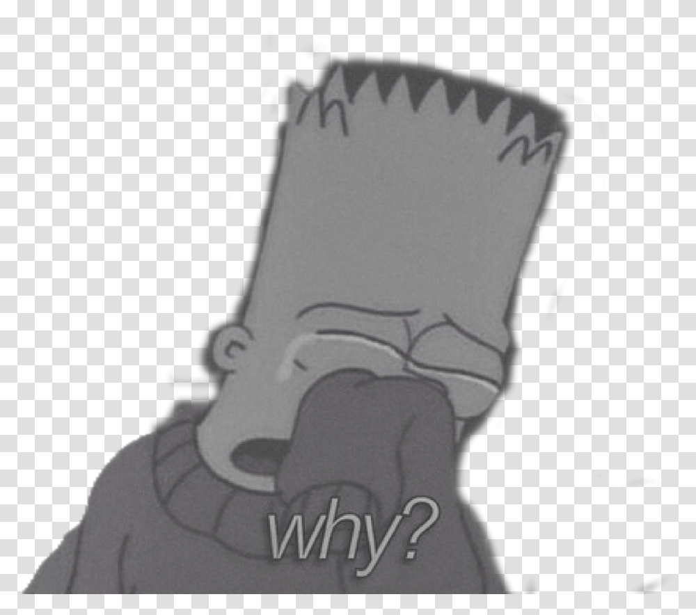 Download Joint Sadness Shoe Depression Bart Simpson Sad, Person, Human, Text, Hand Transparent Png