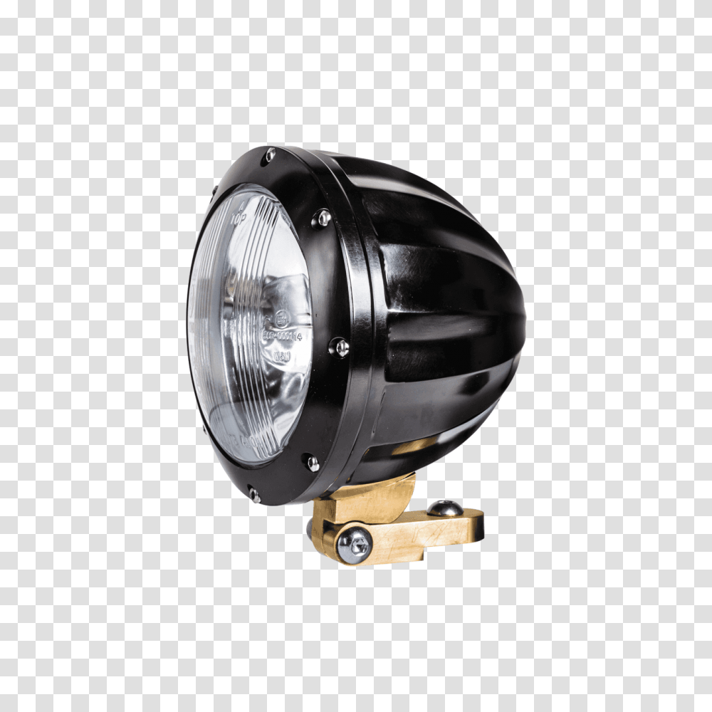Download Juicer Headlight Full Black Light, Helmet, Clothing, Apparel, Lighting Transparent Png