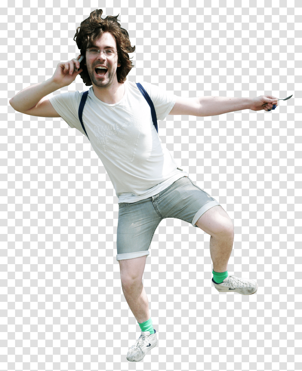 Download Jumping Image Background People Happy People Jumping, Person, Clothing, Shorts, Dance Pose Transparent Png