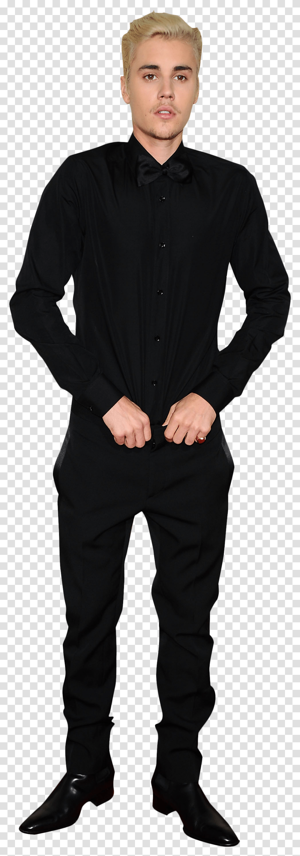 Download Justin Bieber In Black Image For Free Portable Network Graphics, Clothing, Apparel, Suit, Overcoat Transparent Png