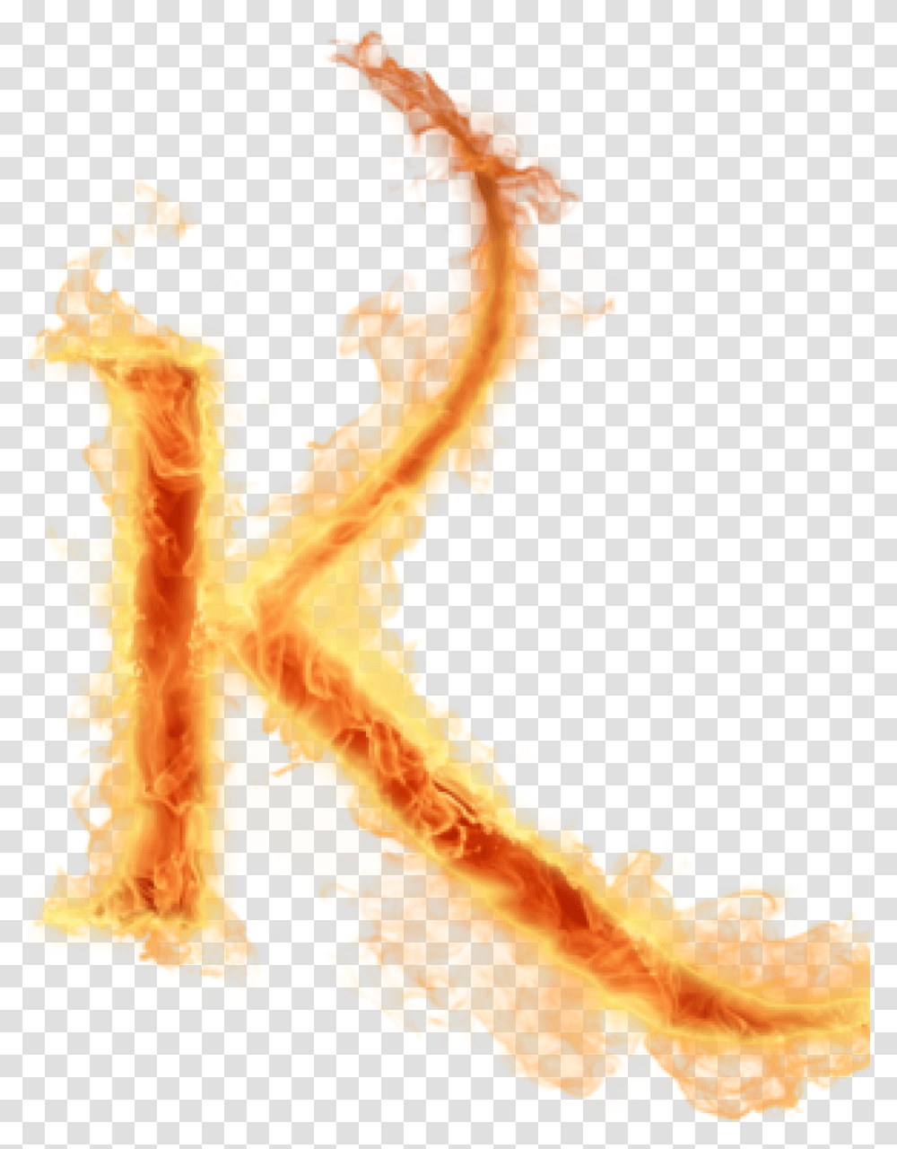 Download K Alphabet Hq Image In Fire Letter K, Bonfire, Flame, Nature, Outdoors Transparent Png