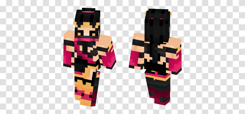 Download Kahnum Mileena Mortal Kombat X Minecraft Skin For Minecraft Mortal Kombat Mileena Skins, Clothing, Apparel, Costume Transparent Png