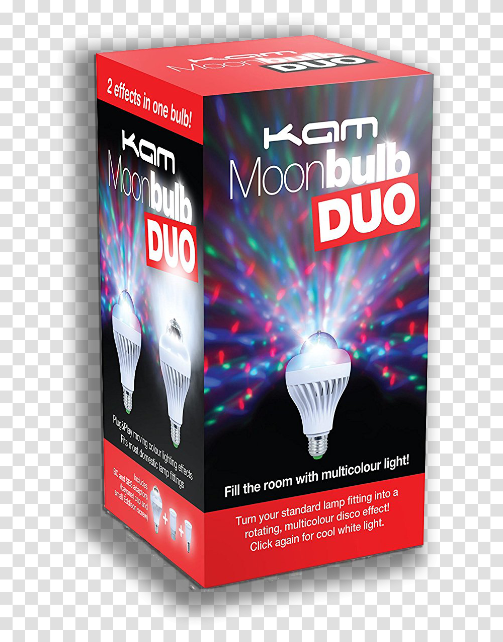 Download Kam Moonbulb Duo Party Lights Flyer, Advertisement, Poster, Paper, Brochure Transparent Png