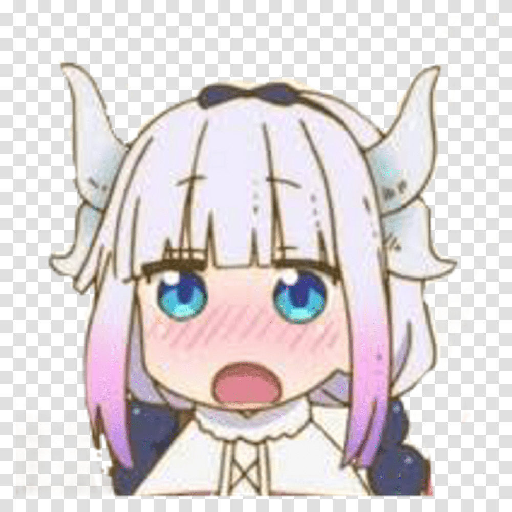 Download Kanna Misskobayashidragonmaid Profile Kanna Dragon Maid, Helmet, Doodle, Drawing, Art Transparent Png