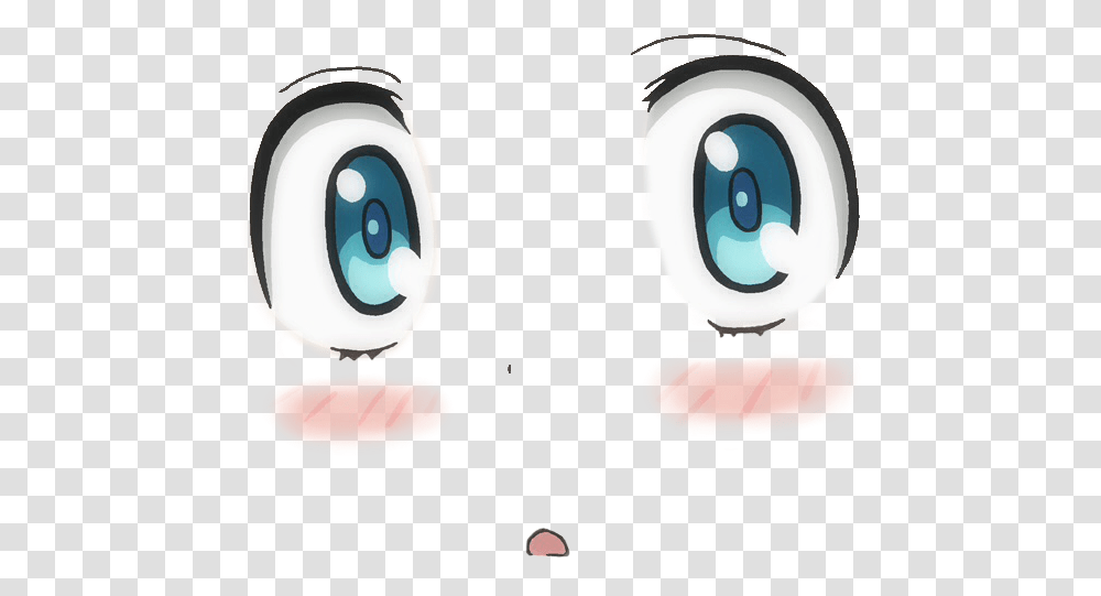 Download Kawaii Face Anime Face Roblox Image With Anime Kawaii Face, Mouth, Lip, Head, Teeth Transparent Png