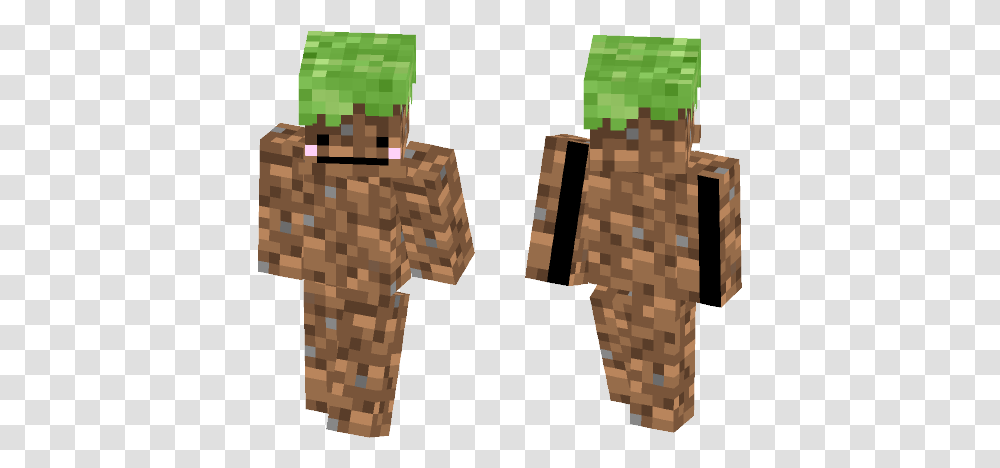 Download Kawaii Grass Block Tree Image With No Minecraft Robin Hood Skin, Sweets, Food, Confectionery Transparent Png