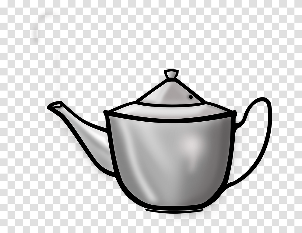 Download Kettle To Boil Water Smoke Tea Pot Clip Art, Pottery, Teapot, Lamp Transparent Png