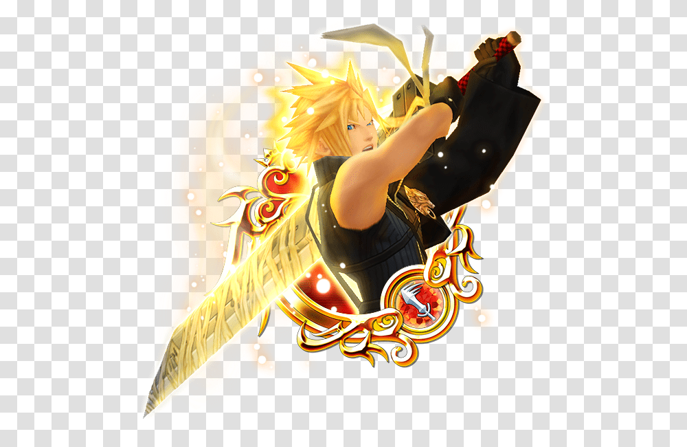 Download Kh Ii Cloud Ex Kingdom Hearts 3 Image Kingdom Hearts Union X Cloud, Person, Leisure Activities, Outdoors, Graphics Transparent Png