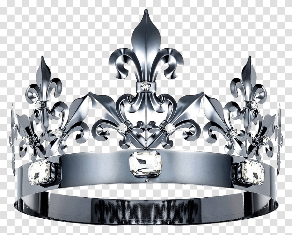 Download King Crowns Hd Silver Crown, Chandelier, Lamp, Accessories, Accessory Transparent Png