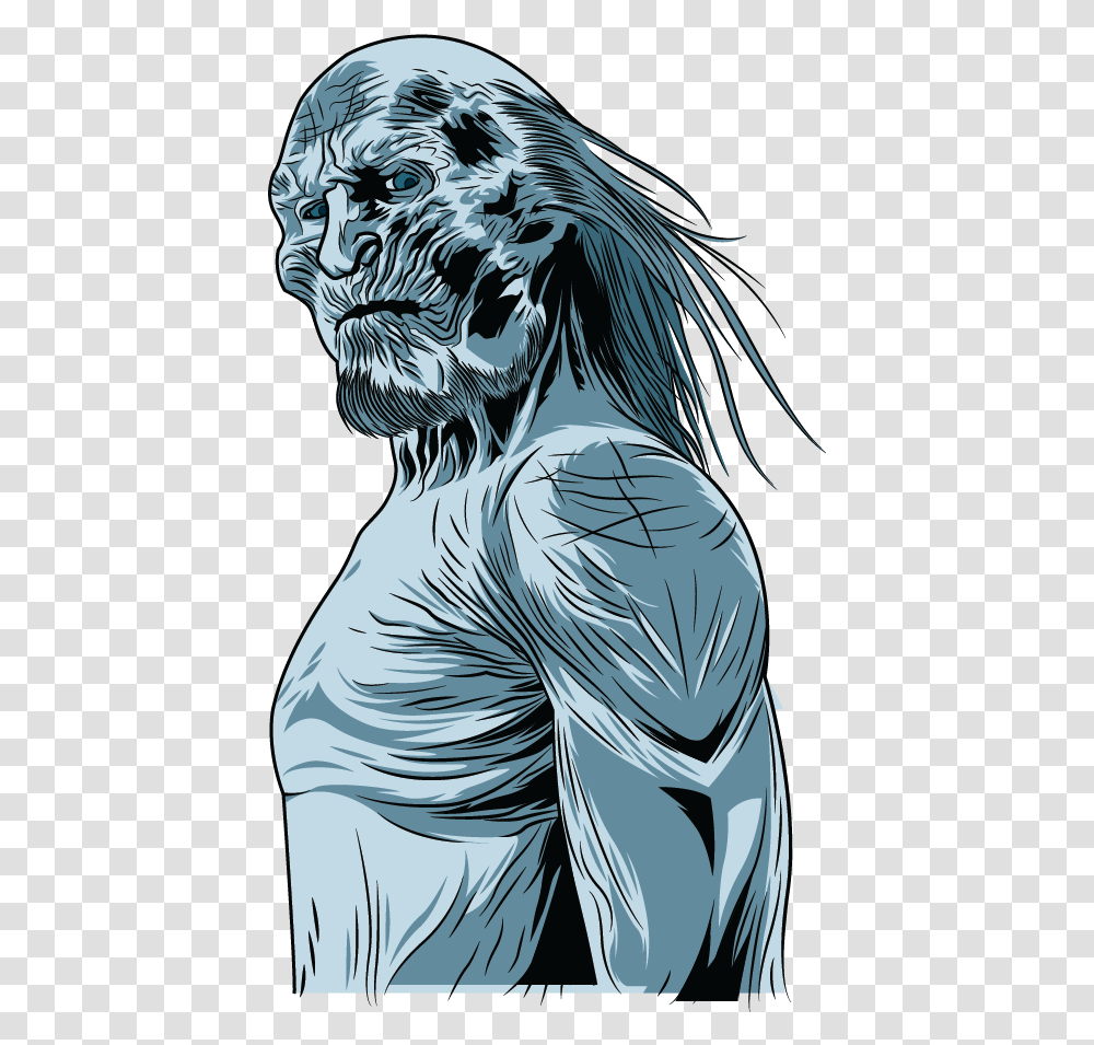 Download King Head Youtube Snow Fiction Night Jon Hq Game Of Thrones White Walkers, Bird, Animal, Art, Drawing Transparent Png