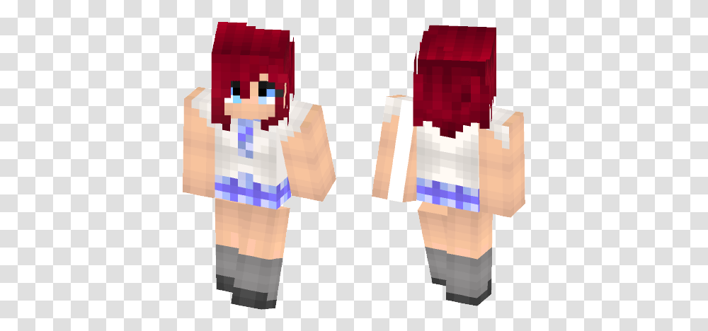 Download Kingdom Hearts 2 Kairi Minecraft Skin For Free Minecraft Kingdom Hearts Skins, Toy Transparent Png