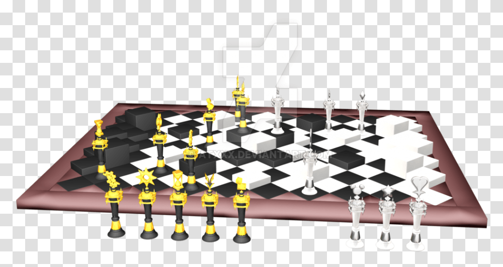 Download Kingdom Recreation Chessboard Game Chess Hearts Iii Kingdom Hearts Chess Board, Lighting,  Transparent Png