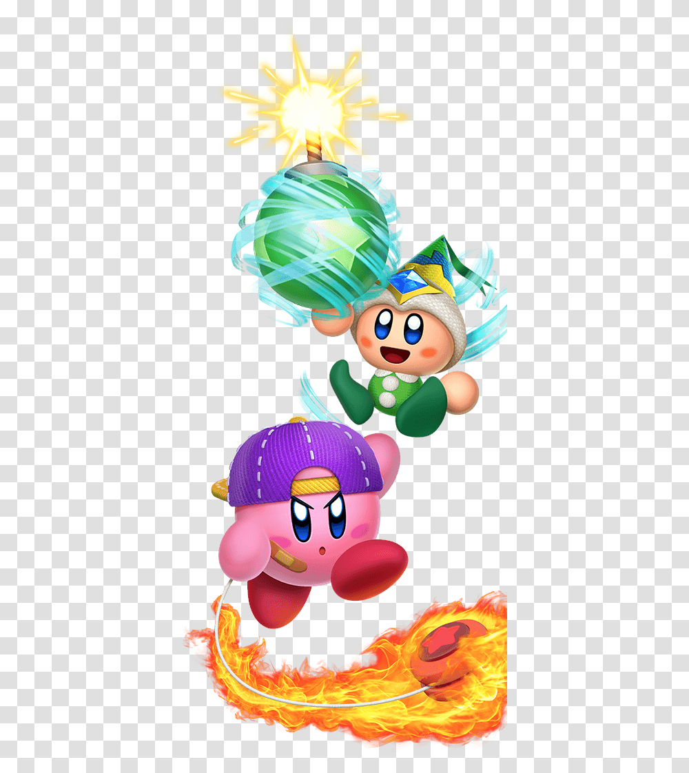 Download Kirby Star Allies Play Modes Leaf Kirby Full Kirby Star Allies Poppy Bros Jr, Toy, Art, Doll, Figurine Transparent Png