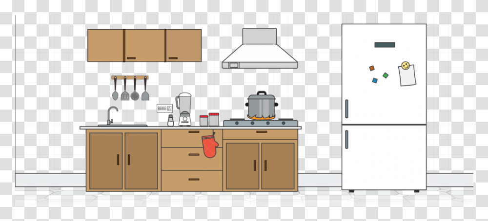 Download Kitchen Image Kitchen, Indoors, Room, Furniture, Interior Design Transparent Png