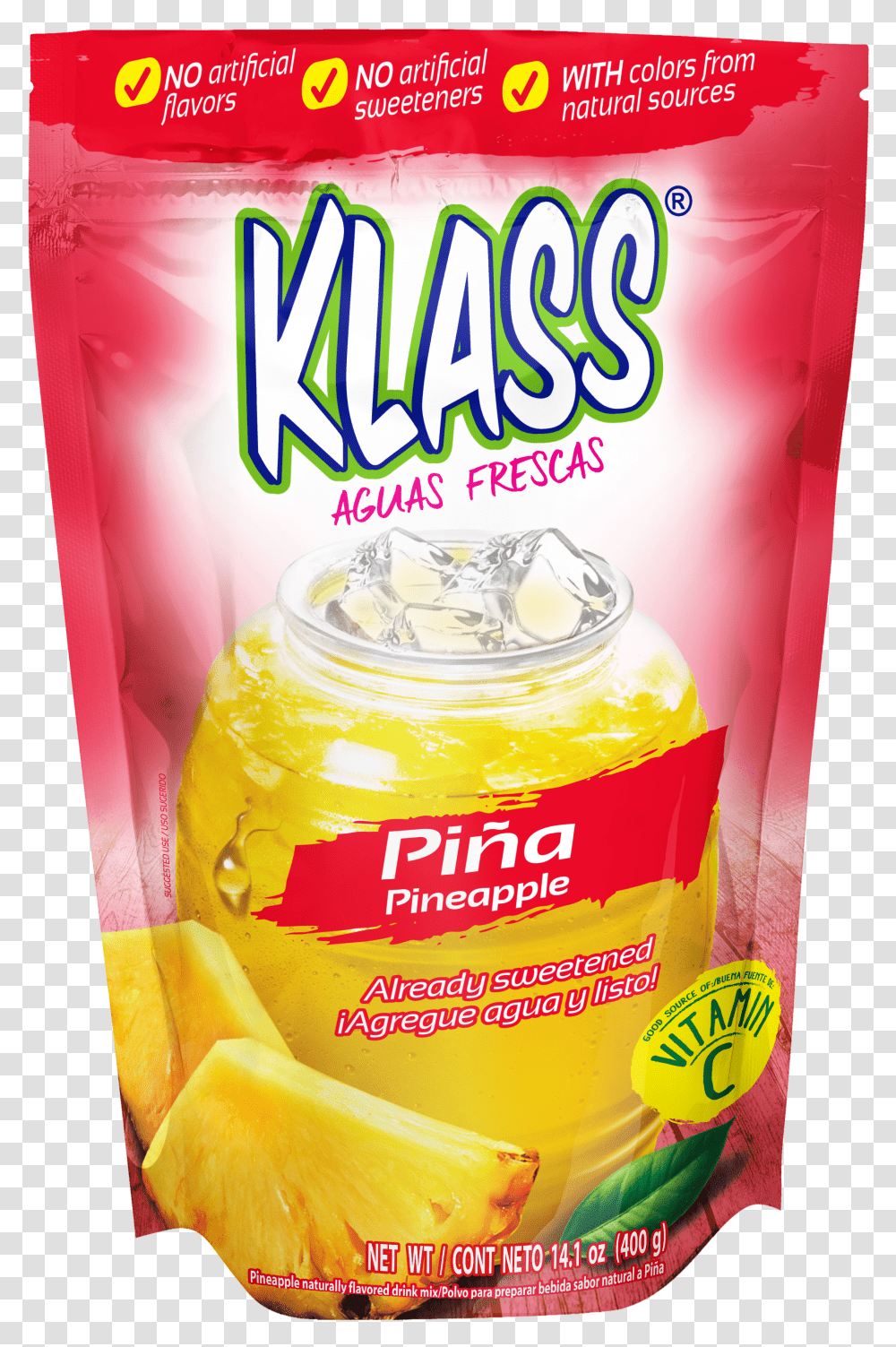 Download Klass Pineapple Naturally Flavored Drink Mix Convenience Food Transparent Png
