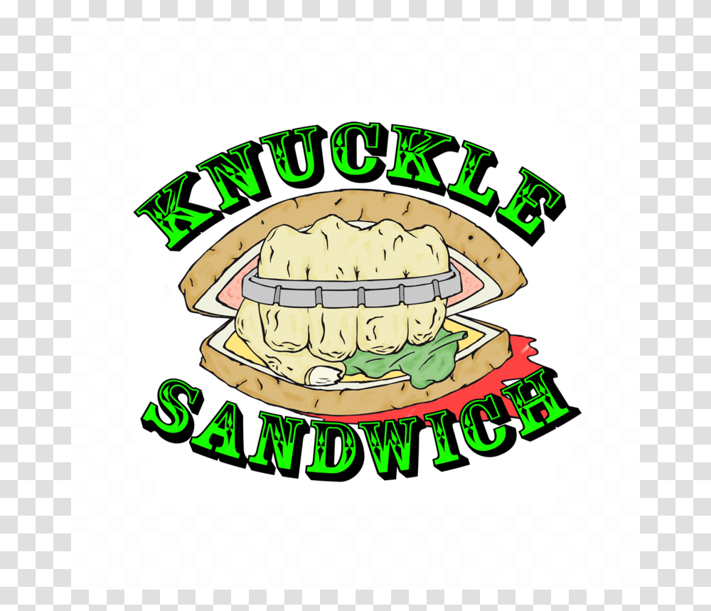 Download Knuckle Sandwich Clipart Sandwich Clip Art Font, Food, Leisure Activities, Helmet Transparent Png