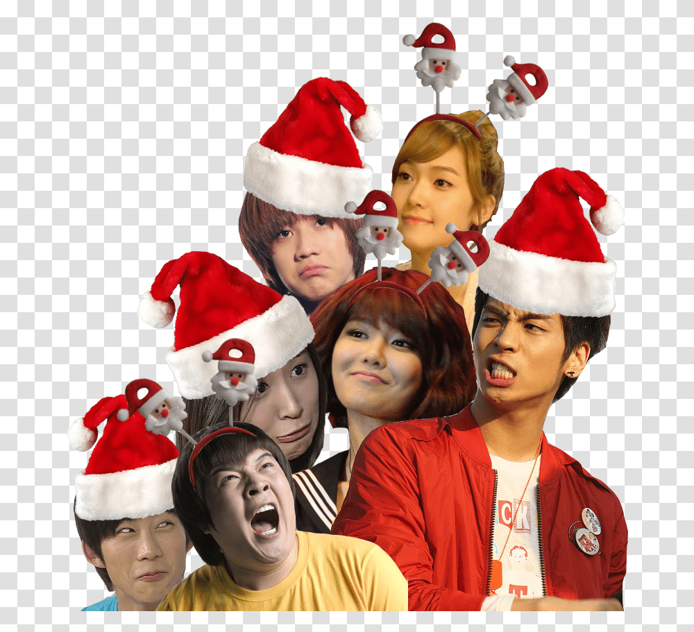 Download Kpop Christmas Banner Christmas Kpop Christmas Background, Person, Face, Performer, People Transparent Png