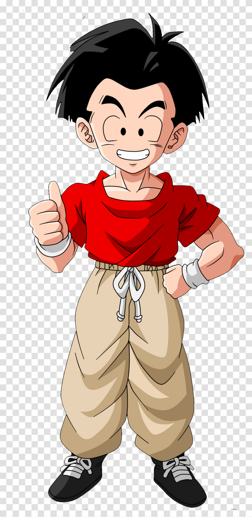 Download Krillin Dragon Ball Gt Dragon Ball Z Krillin With Hair, Person, Human, Thumbs Up, Finger Transparent Png