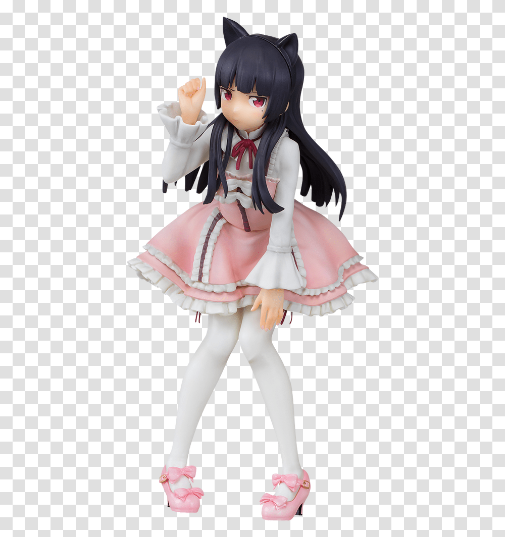 Download Kuroneko 16 Scale Figure Cute Anime Figures Ruri Gokou Figure, Doll, Toy, Costume, Figurine Transparent Png