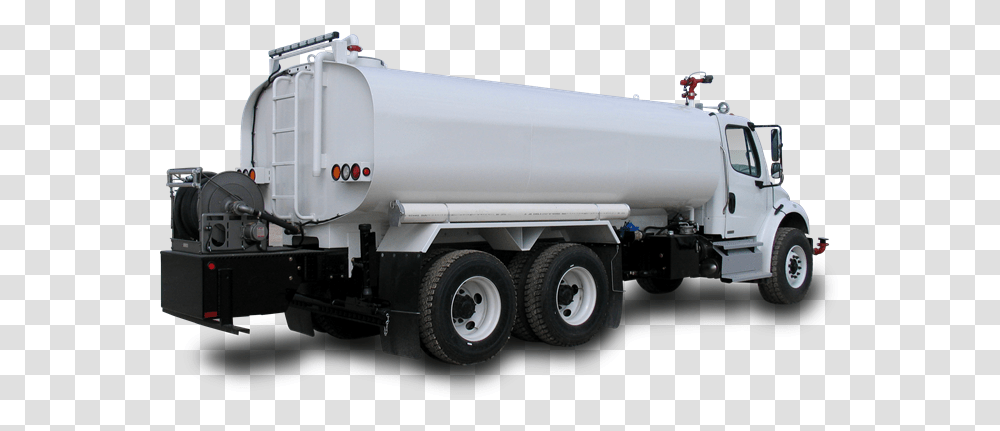 Download Kwt4 Water Trucks Water Truck In Saudi Image Water Tank Truck, Vehicle, Transportation, Bumper, Tire Transparent Png