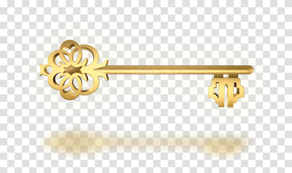 Download La Llave Background Golden Key, Weapon, Spoon, Cutlery, Brass Section Transparent Png