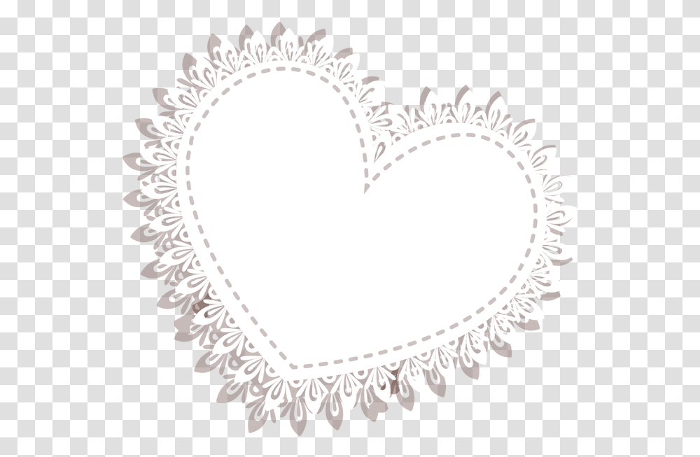 Download Lace White Heart Motif White Lace Heart Lace Heart Background, Bracelet, Jewelry, Accessories, Accessory Transparent Png
